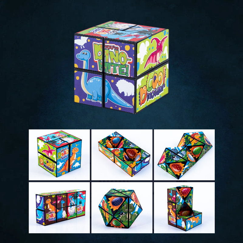 3D Magic Cube Set, Infinity Star Cube Magnet Fidget Toy Transforms Puzzle Cubes for Kids and Adults