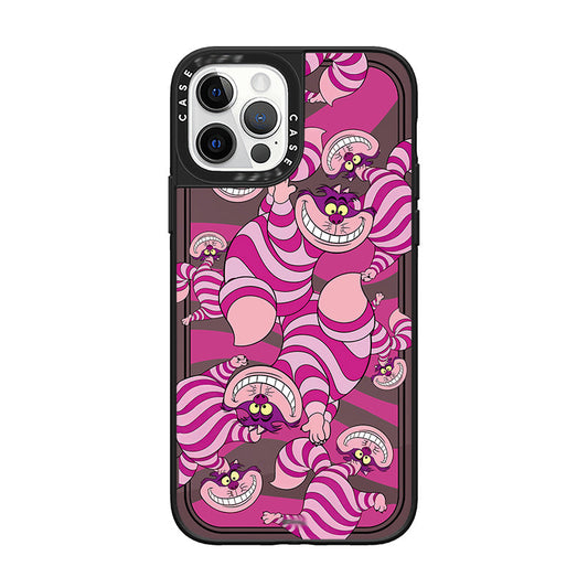 CASETIF Funny Purple Big Cats Phone Case, Creative Artistic Cartoon Pattern, Suitable for Iphone, New All-inclusive Soft Case, Advanced Personality